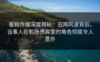蜜桃传媒深度揭秘：丑闻风波背后，当事人在机场贵宾室的角色彻底令人意外